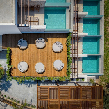 Mela Sea Suites exterior view in Tsilivi Zakynthos